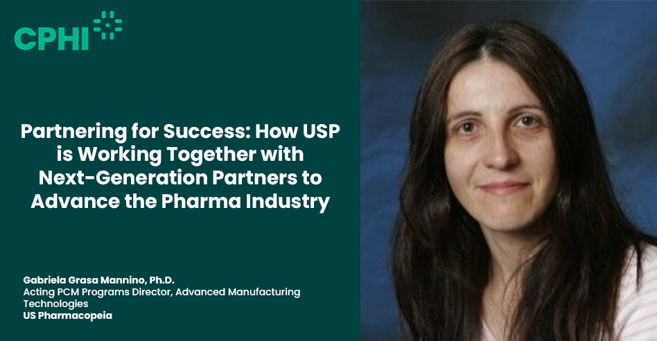 Partnering for Success: How USP is Working Together with Next-Generation Partners to Advance the Pharma Industry